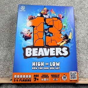 Format Games 13 Beavers High or Low Family Board Game 2-6 Players Age 7+